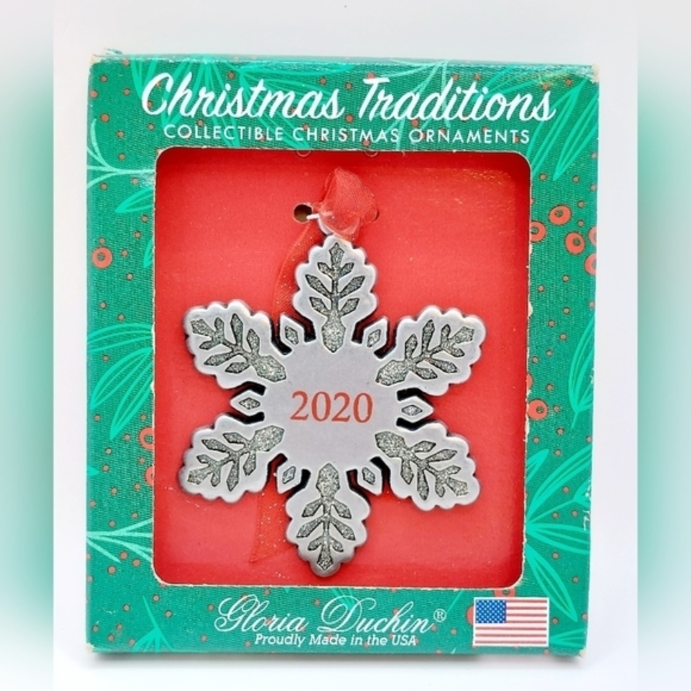 2020‎ Gloria Duchin Collectable Christmas Ornament NIB